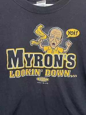 Pittsburgh Steelers Shirt Size XL Myron Cope Hates The Brownies Browns Terrible • $19.99