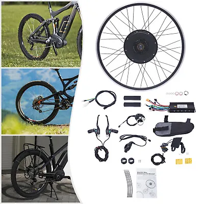 28 /29'' 1000W 48V Electric Bicycle Rear Wheel Motor Ebike Conversion Kit LCD  • $214.32
