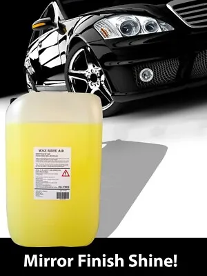1 X 25 Litre Drum Wax Rinse And Shine Car Valeting Rinse Aid Concentrated 25L. • £29.35