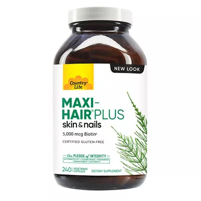 Maxi Hair Plus Biotin 240 Veg Caps 5000 Mcg • $44.39