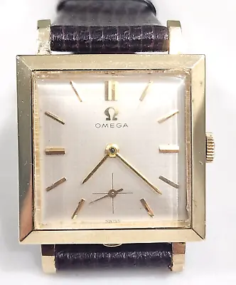 SOLID 14k GOLD Omega Manual Wind Cal. 302 Ref. N6547 Men's Vintage Dress Watch • $426