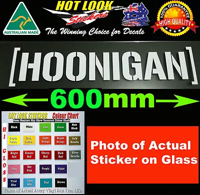HOONIGAN KEN BLOCK STICKER Bomb 600mm Suit JDM EDM Rally TURBO DRIFT Motorsport • $12.99