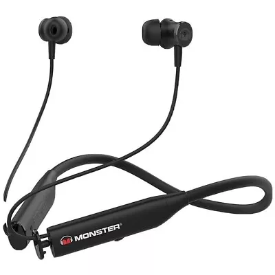 Monster Flex ANC Active Noise Canceling Bluetooth Earphones Headphones - Black • $24.99