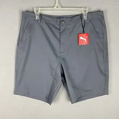 Puma Golf Shorts Men's 36 Gray Camino Active Zip Pocket 535177 02 • $29.99