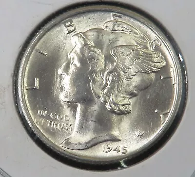 1945-S Mercury Silver Dime Lot#253 • $17.99