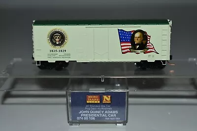 N Scale MTL 07400106 John Quincy Adams 40' Single Door Boxcar 1825-1829 C20620 • $16.99