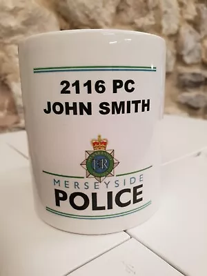 Personalised Police Officer Cup Mug ANY CONSTABULARY Any Name Or Message • £12.99