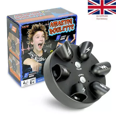 Cute Polygraph Shocking Shot Roulette Game Lie Detector Electric Shock Toys UK • £11.58