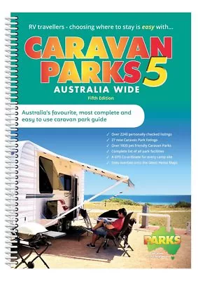 Camps Australia Wide  Caravan Parks 5 Guide Book Y4 • $39