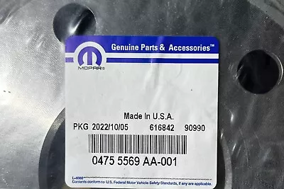 Mopar OEM Front Right Or Left Brake Rotor For Dodge And Jeep - 04755569AA • $124.99