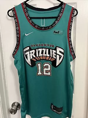 Ja Morant Vancouver Grizzlies Stitched Jersey Large Mens 48 Basketball NBA • $20