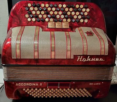 Hohner Accordina II De Luxe Chromatic Accordion C System Compact Size • $1699