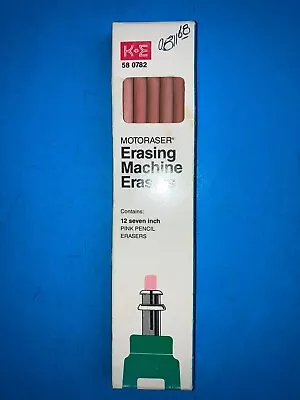 Motoraser Erasing Machine Erasers NEW 12 Ct 58 0782 Keuffel & Esser • $36.50