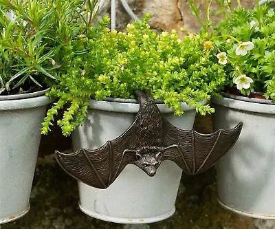 Pot Buddies Decorative Hanging Bat Pot Hanger Plant Pot Ornament - Bronze Color • $15.99