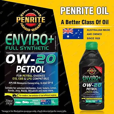 Penrite Full Synthetic Enviro+ 0W-20 Engine Oil Premium Quality 1L • $35.95