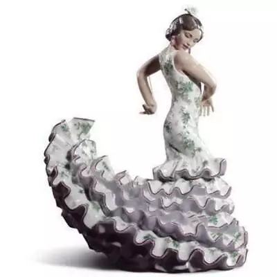 Lladro Flamenco Flair Green & Purple Figurine 01008766 • $7060