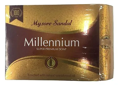 Mysore Sandal Super Premium Soap - Millennium 150g Carton • $30.99