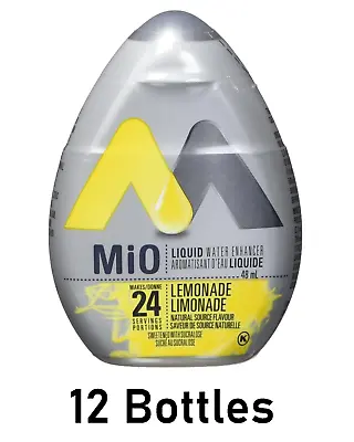 Mio Liquid Water Enhancer Lemonade 1.62oz Each 12 Bottles • £57.15