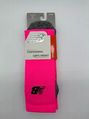  New Balance  Running Strategic Crew Socks Anatomical Fit Mens/ Women  Large  • $8