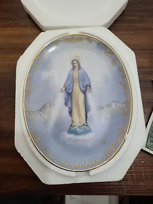 Visions Of Our Lady Plate  Our Lady Of Grace   The Bradford Exchange • $14.99