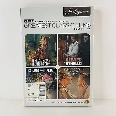 TCM Greatest Classic Films Collection: Shakespeare (Othello/Romeo) BRAND NEW • $17.99