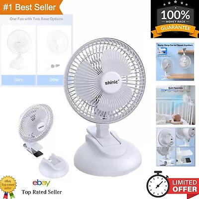 6-inch Clip On Fan With Strong ClampPowerful AirflowAdjustable TiltQuiet C... • $31.79