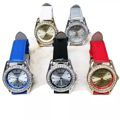 Manhattan By Croton Ladies Quartz Watch Set Of 5 Or Single Colors Available  • $8.11