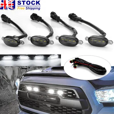 4x Front Grille LED Lights Raptor Style Grill Cover For Ford Ranger F150 F250 AU • $21.81