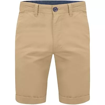 £8.99 • Buy Mens Stretch Chino Shorts Cotton Summer Half Pant Casual Cargo Combat Casual