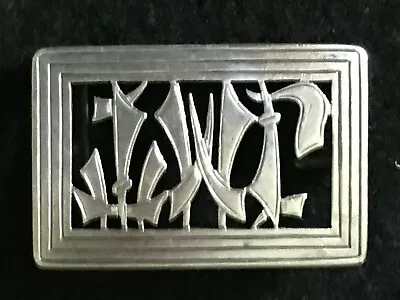 Vintage Marshall Field & Company Model 31 Sterling Belt Buckle • $109