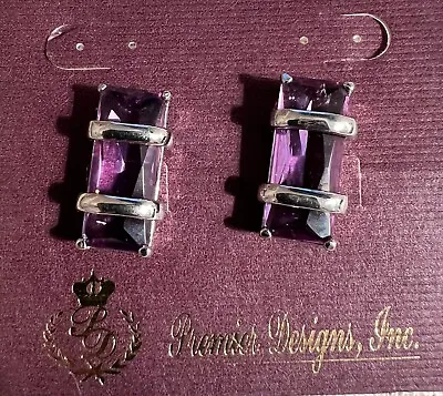 Premier Designs Jewelry IN THE MOOD Purple Earrings New • $7.50