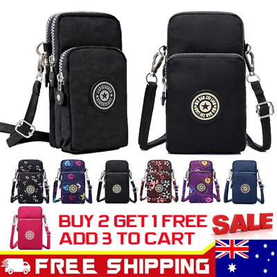 $12.99 • Buy Cross-body Mobile Phone Shoulder Bag Pouch Case Belt Handbag Purse Wallet