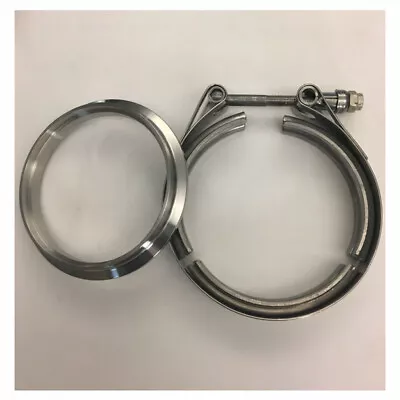 $30.88 • Buy 4  Exhaust V-band Downpipe Flange & Clamp 4.62  For S400 S400SXE S475 S480 *T4*
