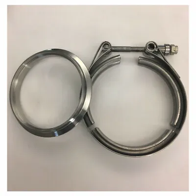 4  Exhaust V-band Downpipe Flange & Clamp 4.62  For S400 S400SXE S475 S480 *T4* • $31.55