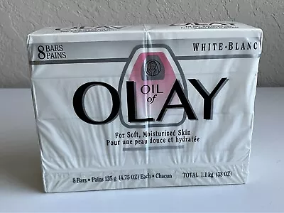 Vintage Oil Of Olay For Soft Skin Bath Bar Soap - New Sealed NOS 8 Bars 4.75 OZ • $29.95