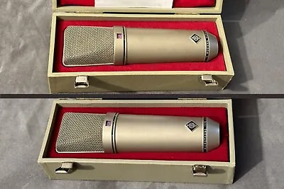 Neumann U67 Vintage Matched Pair #5393 #5620 - Perfect Shape With Papers • $29900