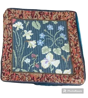 Vintage Needlepoint Cushion Cover 32x32cm-184 • £25