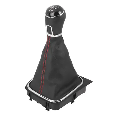 5 6 Speed Gear Shift Knob Gaiter Boot Cover For Volkswagen Jetta Golf 5 6 7 • $23.49