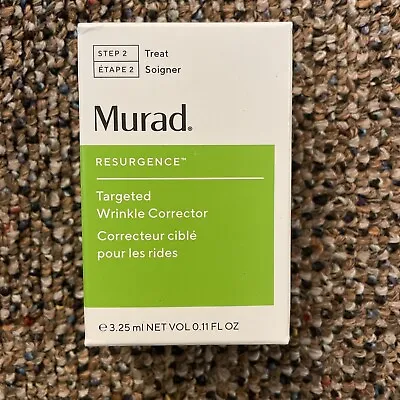 Murad Resurgence Targeted Wrinkle Corrector 3.25ml 0.11 Oz Travel Size NIB Fresh • $10.99