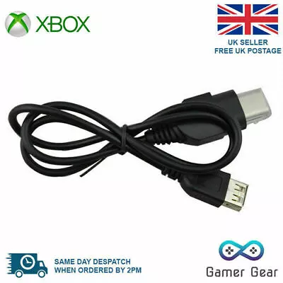 Xbox Original Controller To PC Laptop Female USB Adapter Converter Cable  • £4.25