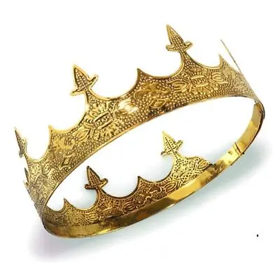 Men's King Crown Royal Medieval Tiara Crown For Prom Party Costume Decorations • $18.99