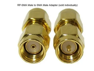 £2.95 • Buy PureTek® RP-SMA Male (female Pin) To SMA Male (male Pin) Straight RF Adapter