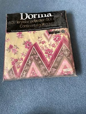 70s Dorma  Designed By Mary Quant 'St Julien' Duvet Cover For 4' 6  Double Bed • £23