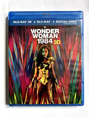 Wonder Woman 1984 3D Brand New Sealed USA Blu-Ray • £17.99