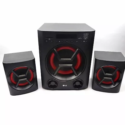 LG LK72B Bluetooth Hi-Fi Multimedia Sound System Stereo Black No Remote • £59.99