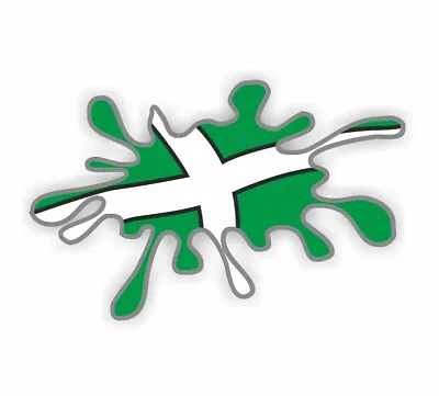 Paint Splat Devon Sticker 180mm X 110mm Decal Stickers Car Van Window Bumper • £3.49