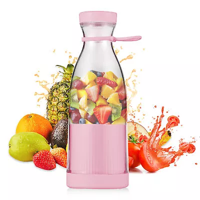 Portable  Electric Blender 300ml Juicer Cup 6  For Smoothie B7A4 • $19.99