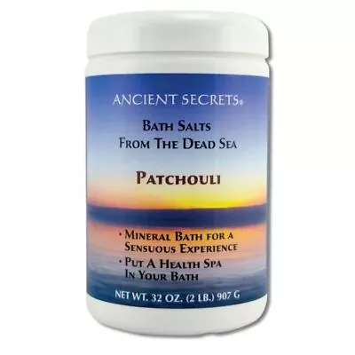 Ancient Secrets Dead Sea Bath Salts Patchouli 2 Lbs Bath Salt • £24.54