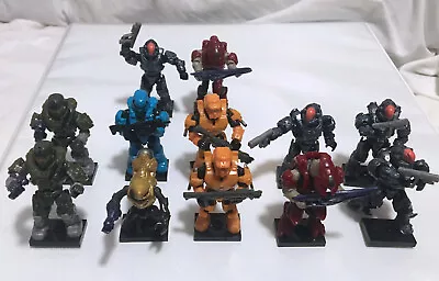 Halo Mega Bloks Lot Of 12 Charlie Series POSEABLE Micro Figures READ DESCRIPTION • $59.99