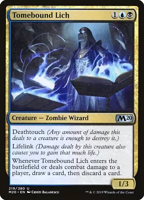 Tomebound Lich [Core Set 2020] Magic MTG • $1.40